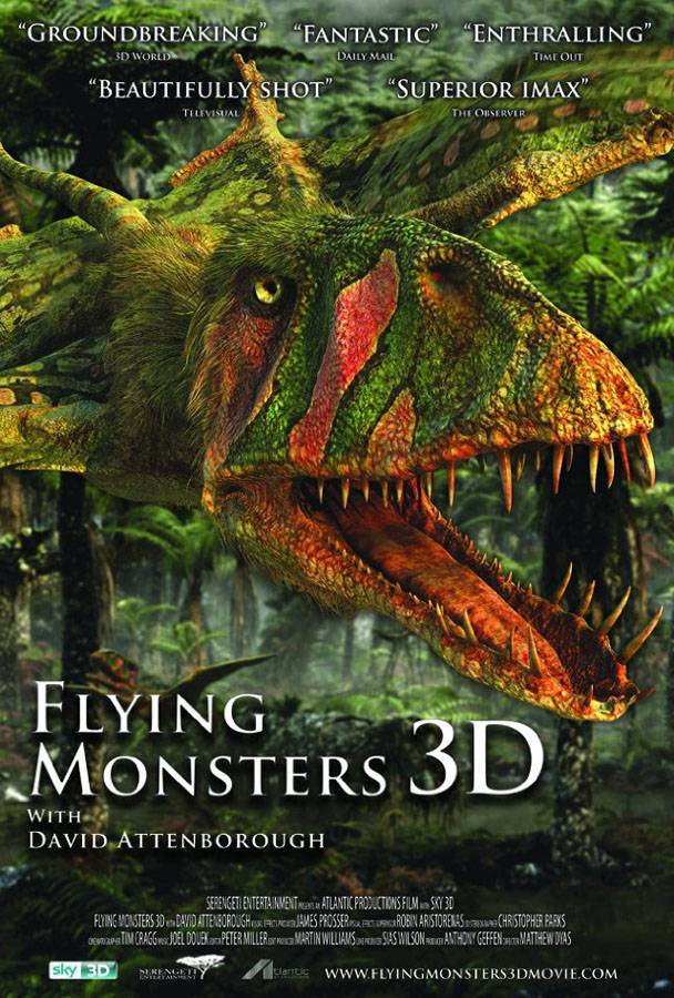 Крылатые монстры / Flying Monsters 3D with David Attenborough (2011) отзывы. Рецензии. Новости кино. Актеры фильма Крылатые монстры. Отзывы о фильме Крылатые монстры