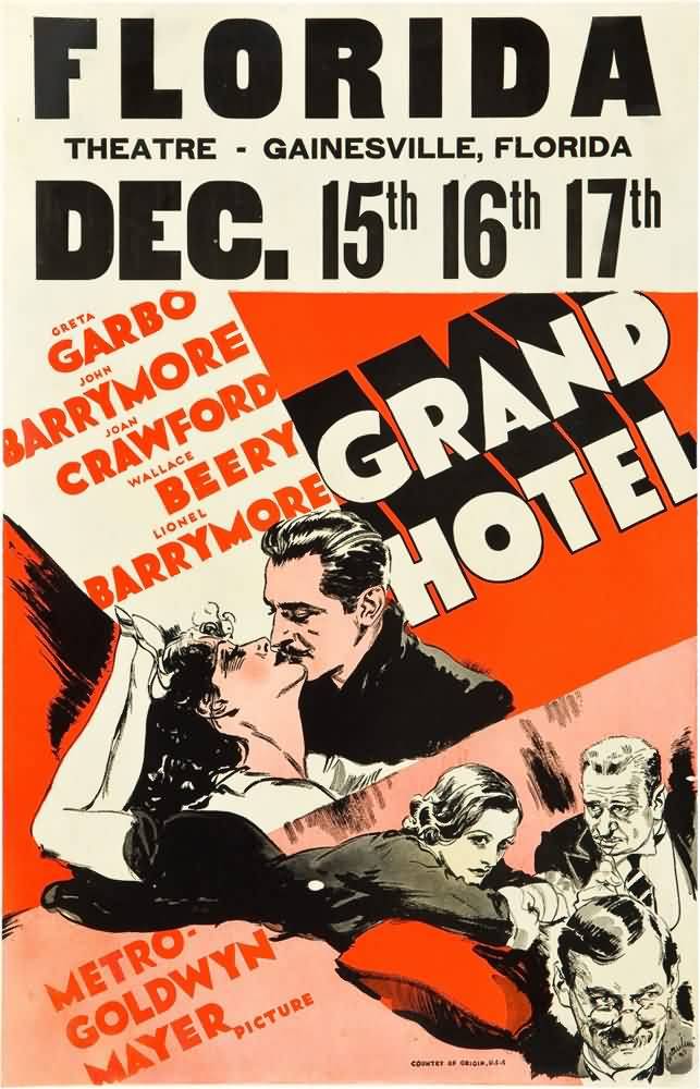 Гранд Отель / Grand Hotel (1932) отзывы. Рецензии. Новости кино. Актеры фильма Гранд Отель. Отзывы о фильме Гранд Отель