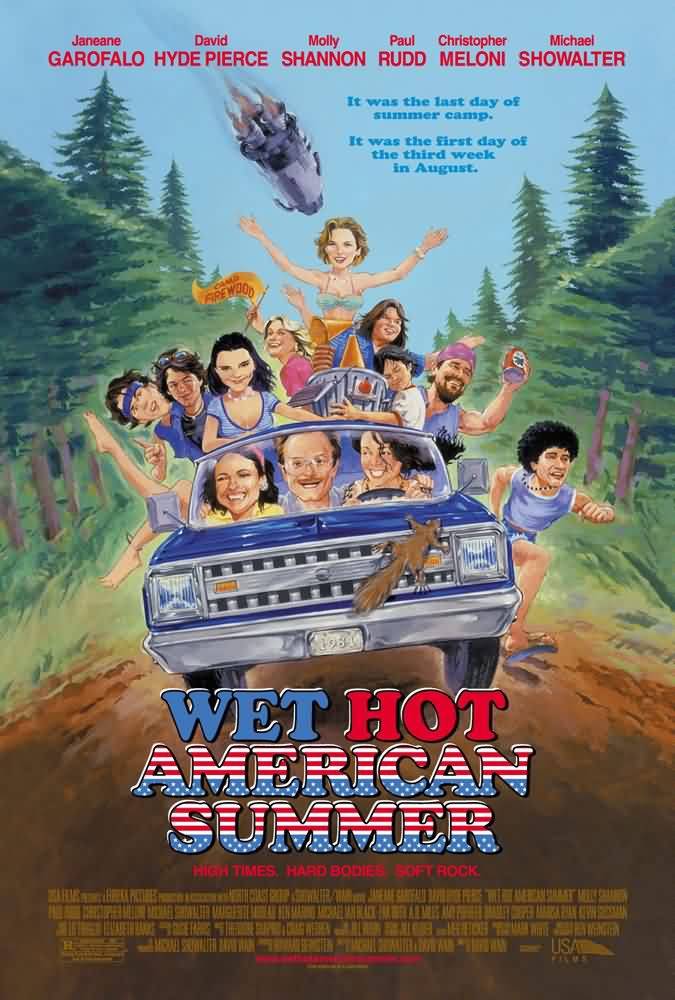 Жаркое американское лето / Wet Hot American Summer (2001) отзывы. Рецензии. Новости кино. Актеры фильма Жаркое американское лето. Отзывы о фильме Жаркое американское лето