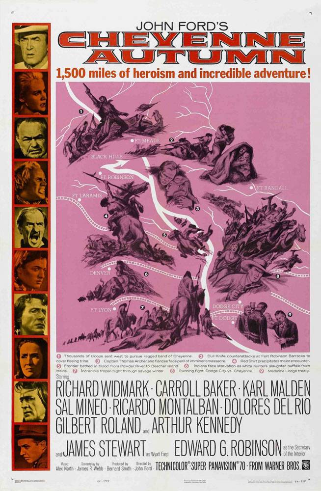 Осень Шайеннов / Cheyenne Autumn (1964) отзывы. Рецензии. Новости кино. Актеры фильма Осень Шайеннов. Отзывы о фильме Осень Шайеннов