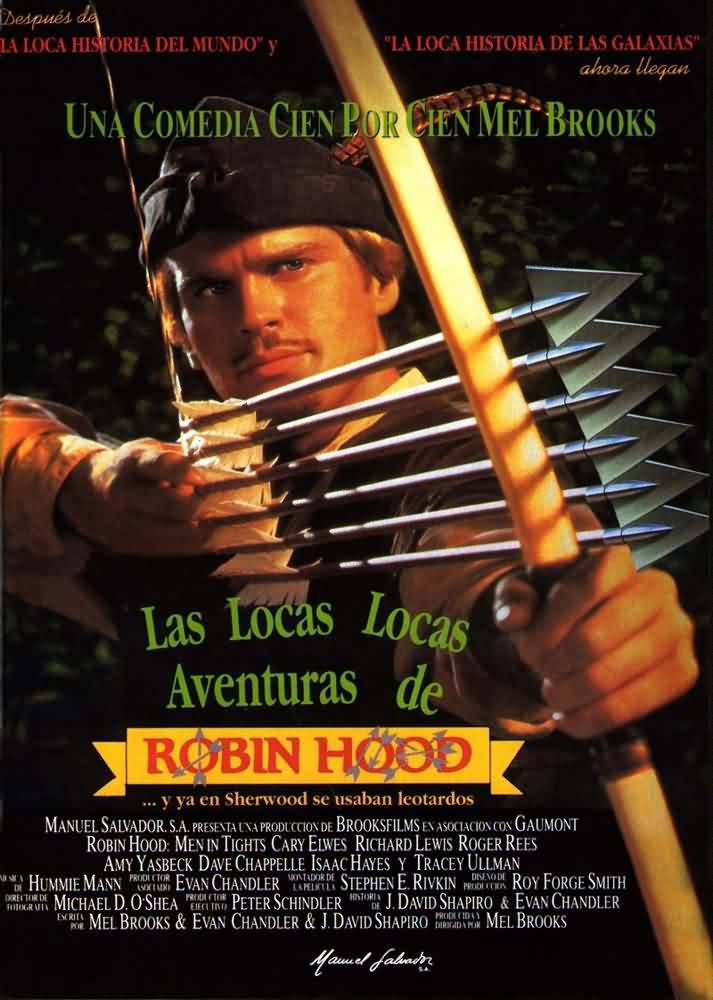 Постер N20012 к фильму Робин Гуд: Мужчины в трико (1993)