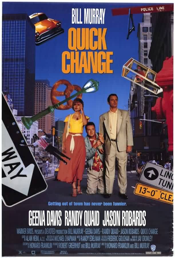 Быстрые перемены / Quick Change (1990) отзывы. Рецензии. Новости кино. Актеры фильма Быстрые перемены. Отзывы о фильме Быстрые перемены