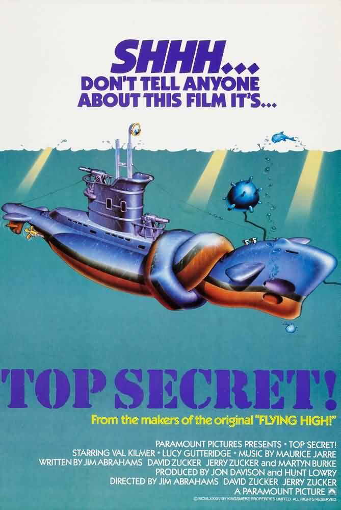 Совершенно секретно! / Top Secret! (1984) отзывы. Рецензии. Новости кино. Актеры фильма Совершенно секретно!. Отзывы о фильме Совершенно секретно!