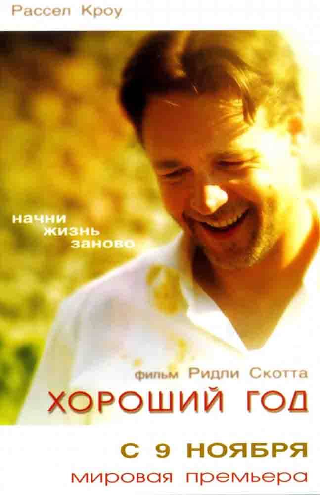 Хороший год / A Good Year (2006) отзывы. Рецензии. Новости кино. Актеры фильма Хороший год. Отзывы о фильме Хороший год