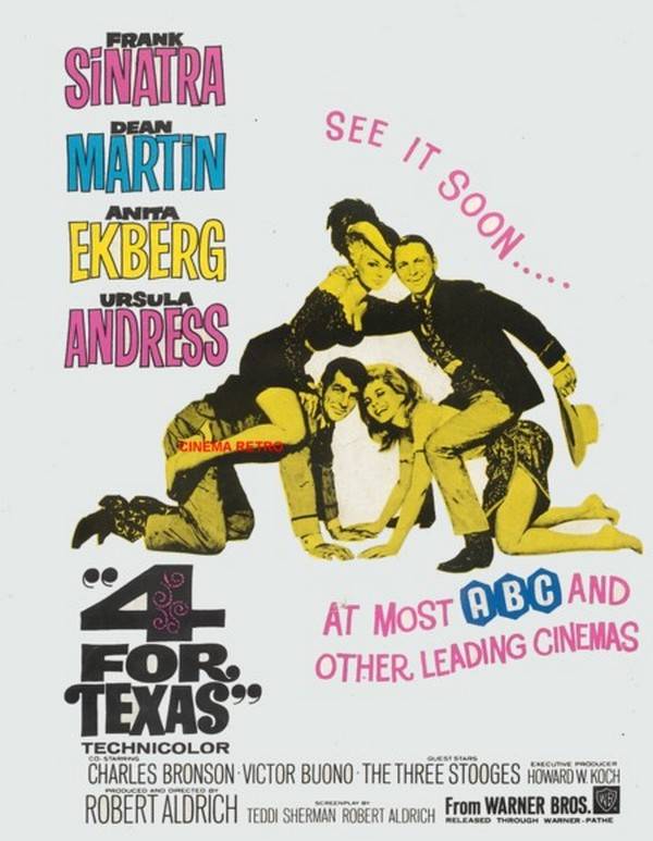 Четверо из Техаса / 4 for Texas (1963) отзывы. Рецензии. Новости кино. Актеры фильма Четверо из Техаса. Отзывы о фильме Четверо из Техаса