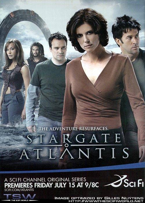 Постер к сериалу "Звездные врата: Атлантида"