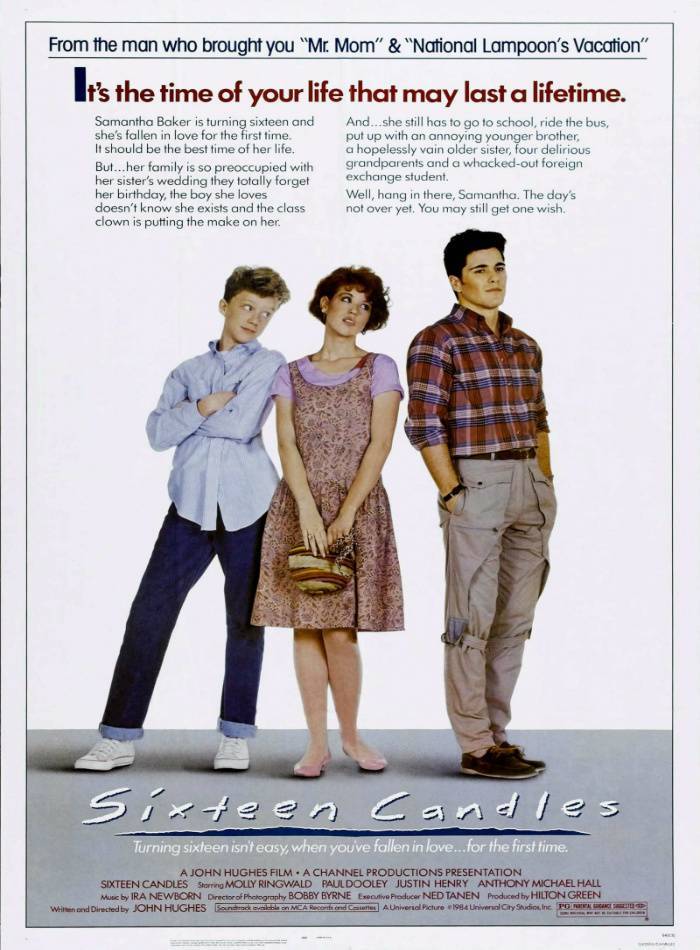 Шестнадцать свечей / Sixteen Candles (1984) отзывы. Рецензии. Новости кино. Актеры фильма Шестнадцать свечей. Отзывы о фильме Шестнадцать свечей