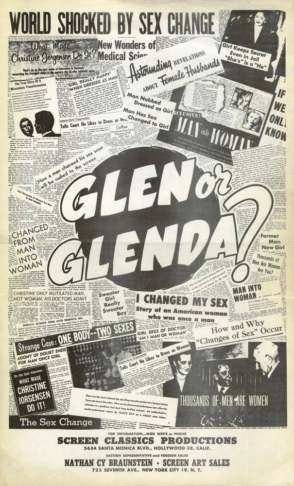 Глен или Гленда / Glen or Glenda (1953) отзывы. Рецензии. Новости кино. Актеры фильма Глен или Гленда. Отзывы о фильме Глен или Гленда