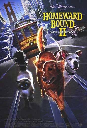 Постер N21090 к фильму Дорога домой 2: Затерянные в Сан-Франциско (1996)