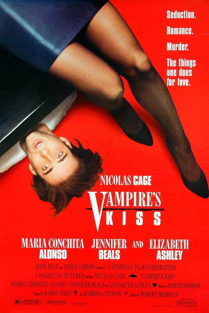 Поцелуй вампира / Vampire`s Kiss (1988) отзывы. Рецензии. Новости кино. Актеры фильма Поцелуй вампира. Отзывы о фильме Поцелуй вампира