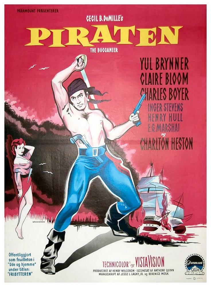 Флибустьер / The Buccaneer (1958) отзывы. Рецензии. Новости кино. Актеры фильма Флибустьер. Отзывы о фильме Флибустьер