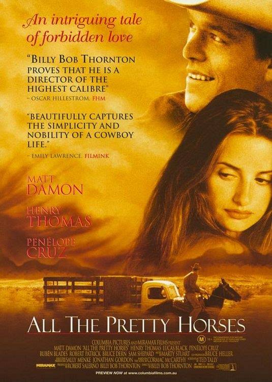 Неукротимые сердца / All the Pretty Horses (2000) отзывы. Рецензии. Новости кино. Актеры фильма Неукротимые сердца. Отзывы о фильме Неукротимые сердца