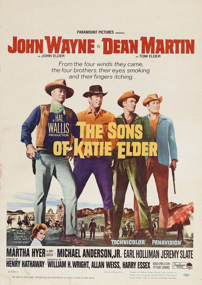 Сыновья Кэти Элдер / The Sons of Katie Elder (1965) отзывы. Рецензии. Новости кино. Актеры фильма Сыновья Кэти Элдер. Отзывы о фильме Сыновья Кэти Элдер