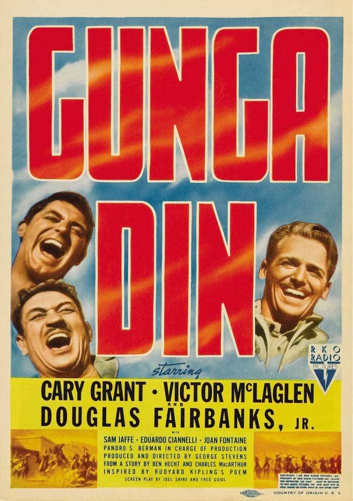 Ганга Дин / Gunga Din (1939) отзывы. Рецензии. Новости кино. Актеры фильма Ганга Дин. Отзывы о фильме Ганга Дин