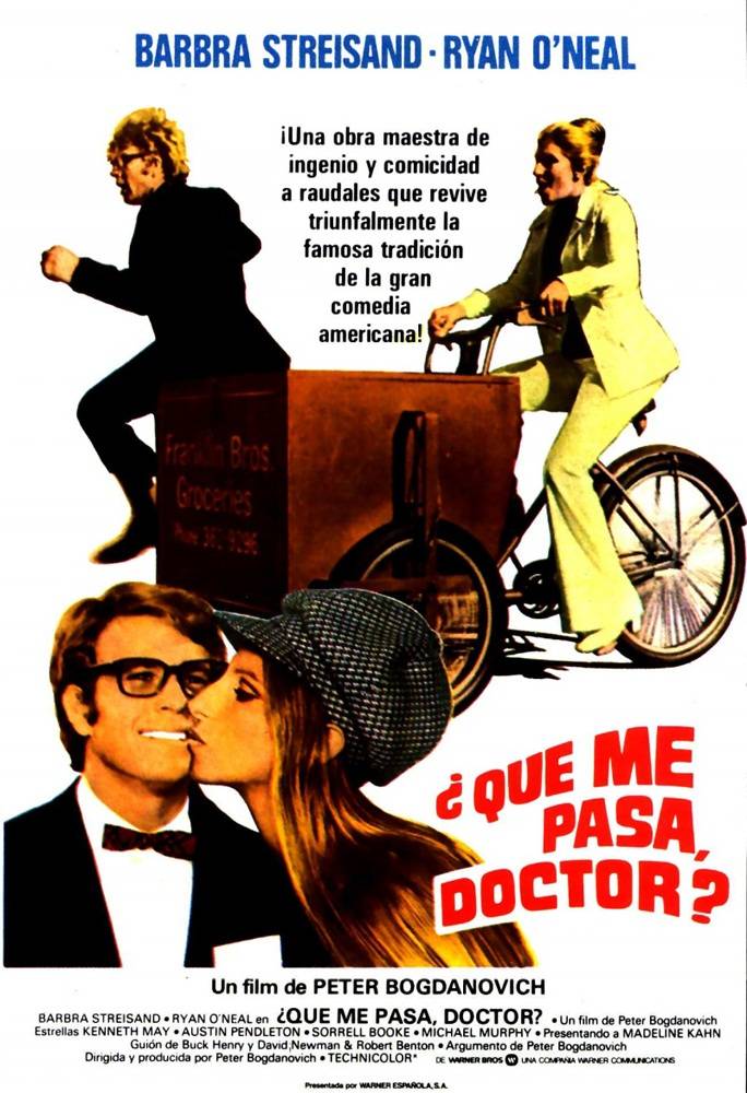 В чем дело, Док? / What`s Up, Doc? (1972) отзывы. Рецензии. Новости кино. Актеры фильма В чем дело, Док?. Отзывы о фильме В чем дело, Док?