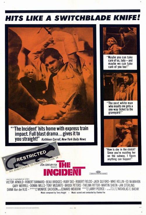 Инцидент, или Случай в метро / The Incident (1967) отзывы. Рецензии. Новости кино. Актеры фильма Инцидент, или Случай в метро. Отзывы о фильме Инцидент, или Случай в метро