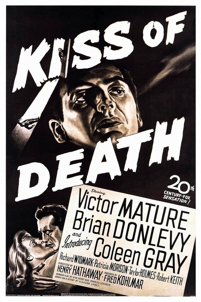 Поцелуй смерти / Kiss of Death (1947) отзывы. Рецензии. Новости кино. Актеры фильма Поцелуй смерти. Отзывы о фильме Поцелуй смерти