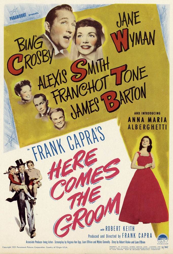 Жених возвращается / Here Comes the Groom (1951) отзывы. Рецензии. Новости кино. Актеры фильма Жених возвращается. Отзывы о фильме Жених возвращается