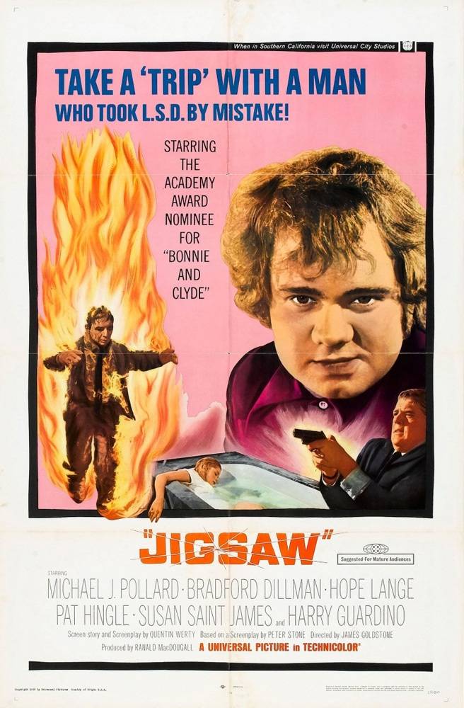 Jigsaw (1968) отзывы. Рецензии. Новости кино. Актеры фильма Jigsaw. Отзывы о фильме Jigsaw
