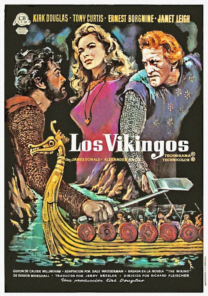 Викинги / The Vikings (1958) отзывы. Рецензии. Новости кино. Актеры фильма Викинги. Отзывы о фильме Викинги