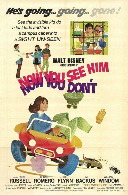 Сейчас вы увидете его, сейчас вас не станет / Now You See Him, Now You Don`t (1972) отзывы. Рецензии. Новости кино. Актеры фильма Сейчас вы увидете его, сейчас вас не станет. Отзывы о фильме Сейчас вы увидете его, сейчас вас не станет