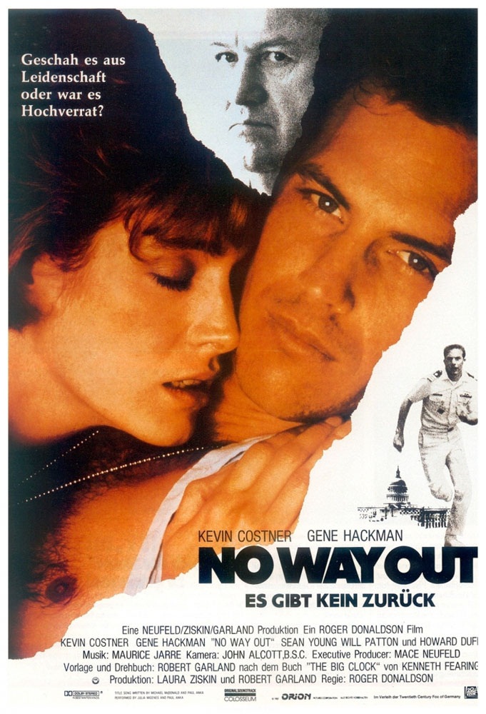 Нет выхода / No Way Out (1987) отзывы. Рецензии. Новости кино. Актеры фильма Нет выхода. Отзывы о фильме Нет выхода