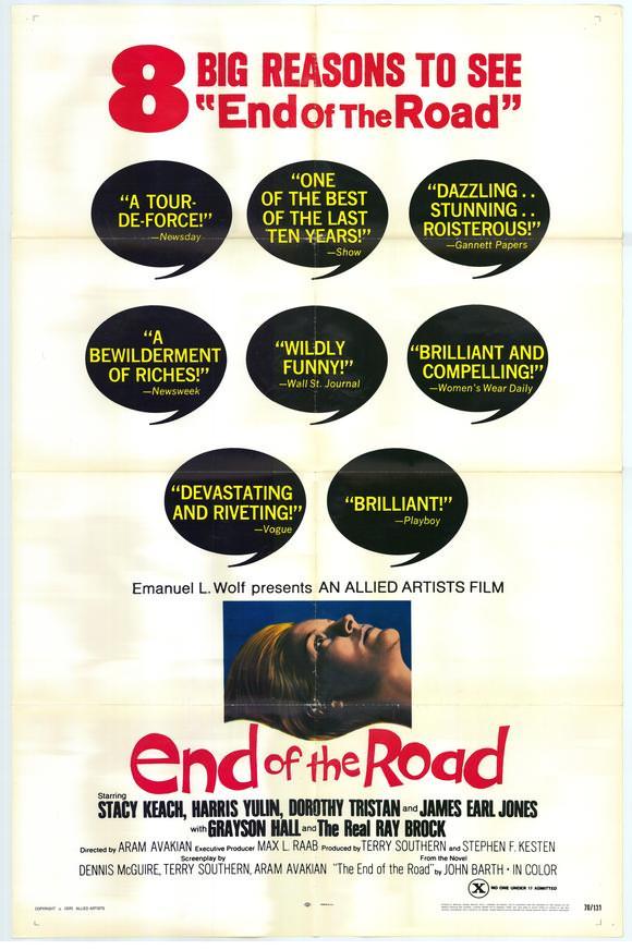 Конец дороги / End of the Road (1970) отзывы. Рецензии. Новости кино. Актеры фильма Конец дороги. Отзывы о фильме Конец дороги