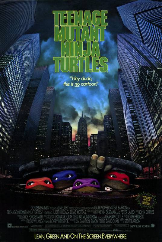 Черепашки-ниндзя / Teenage Mutant Ninja Turtles (1990) отзывы. Рецензии. Новости кино. Актеры фильма Черепашки-ниндзя. Отзывы о фильме Черепашки-ниндзя