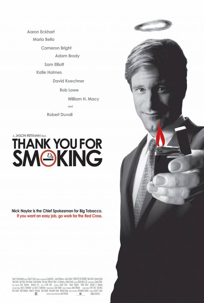 Здесь курят / Thank You for Smoking (2005) отзывы. Рецензии. Новости кино. Актеры фильма Здесь курят. Отзывы о фильме Здесь курят