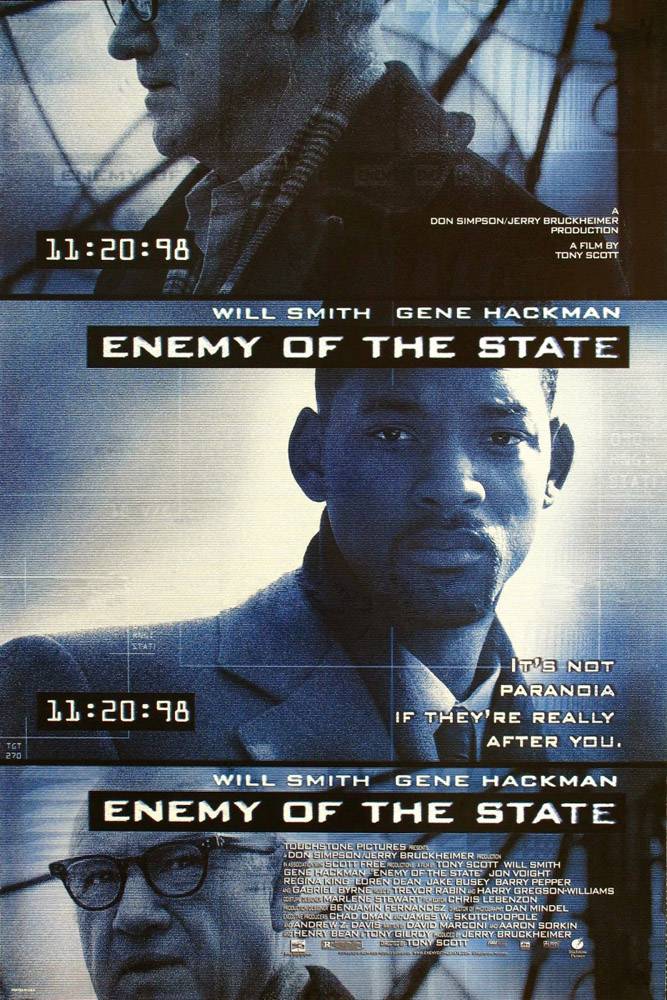 Враг государства / Enemy of the State (1998) отзывы. Рецензии. Новости кино. Актеры фильма Враг государства. Отзывы о фильме Враг государства