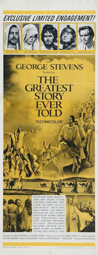 Постер N41051 к фильму Величайшая из когда-либо рассказанных историй (1965)