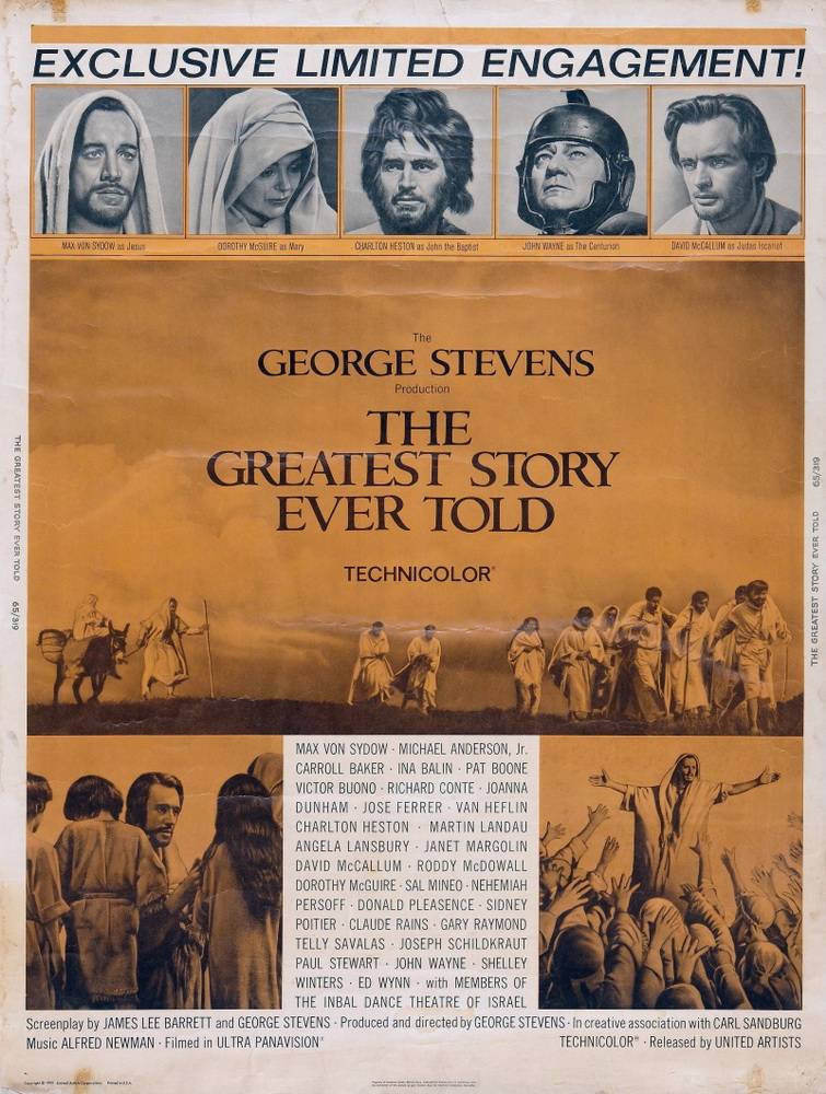Постер N41052 к фильму Величайшая из когда-либо рассказанных историй (1965)