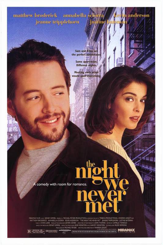 Ночь, в которую мы никогда не встретимся / The Night We Never Met (1993) отзывы. Рецензии. Новости кино. Актеры фильма Ночь, в которую мы никогда не встретимся. Отзывы о фильме Ночь, в которую мы никогда не встретимся