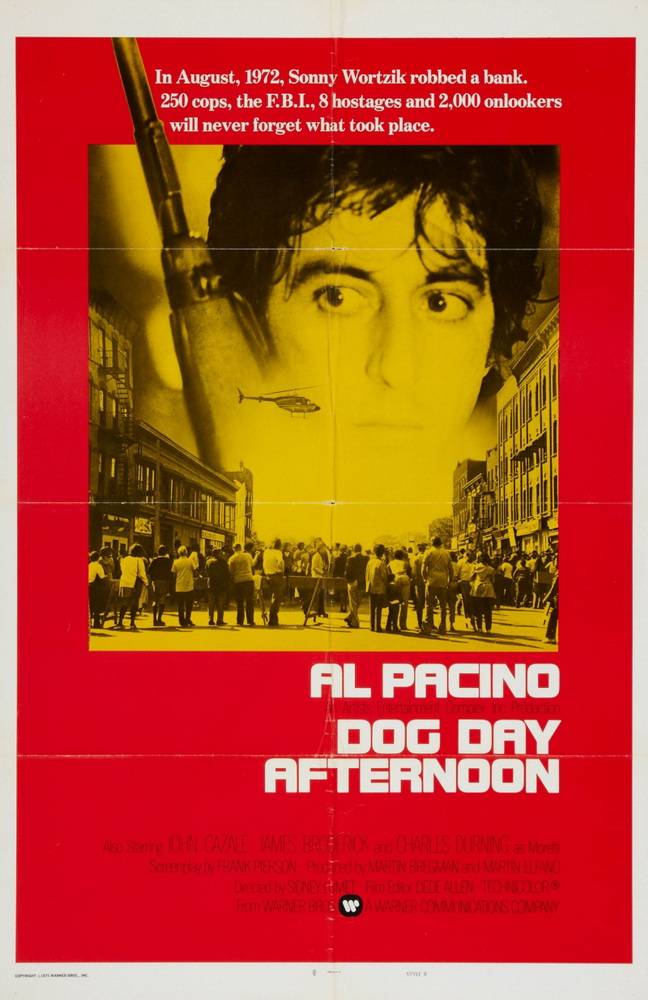 Собачий полдень / Dog Day Afternoon (1975) отзывы. Рецензии. Новости кино. Актеры фильма Собачий полдень. Отзывы о фильме Собачий полдень