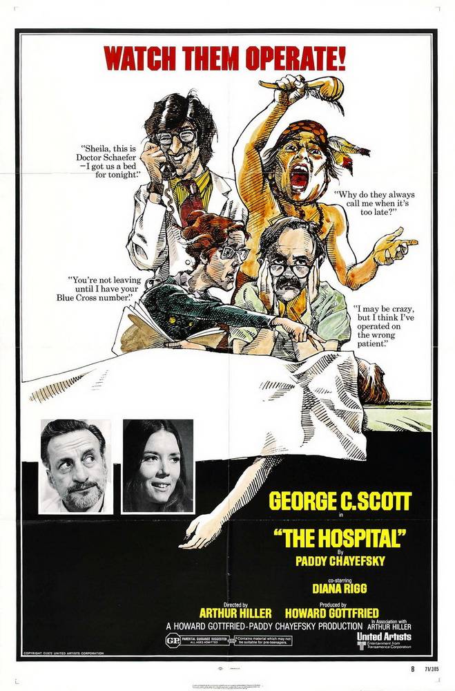 Больница / The Hospital (1971) отзывы. Рецензии. Новости кино. Актеры фильма Больница. Отзывы о фильме Больница