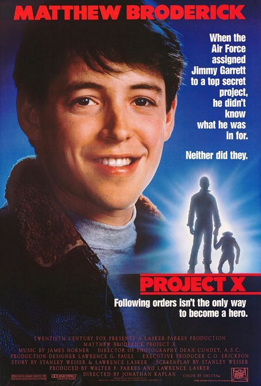 Проект Икс / Project X (1987) отзывы. Рецензии. Новости кино. Актеры фильма Проект Икс. Отзывы о фильме Проект Икс