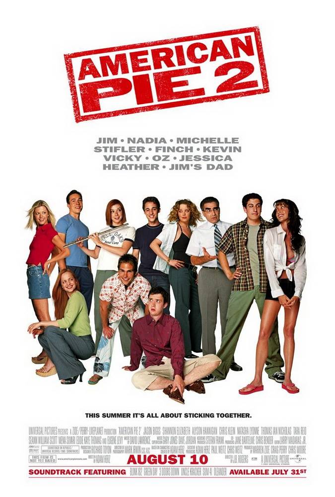 Американский пирог 2 / American Pie 2 (2001) отзывы. Рецензии. Новости кино. Актеры фильма Американский пирог 2. Отзывы о фильме Американский пирог 2