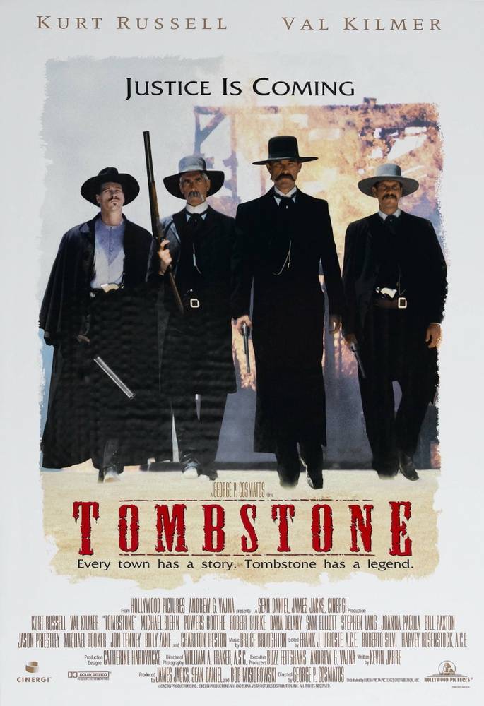 Тумстоун: Легенда дикого запада / Tombstone (1993) отзывы. Рецензии. Новости кино. Актеры фильма Тумстоун: Легенда дикого запада. Отзывы о фильме Тумстоун: Легенда дикого запада
