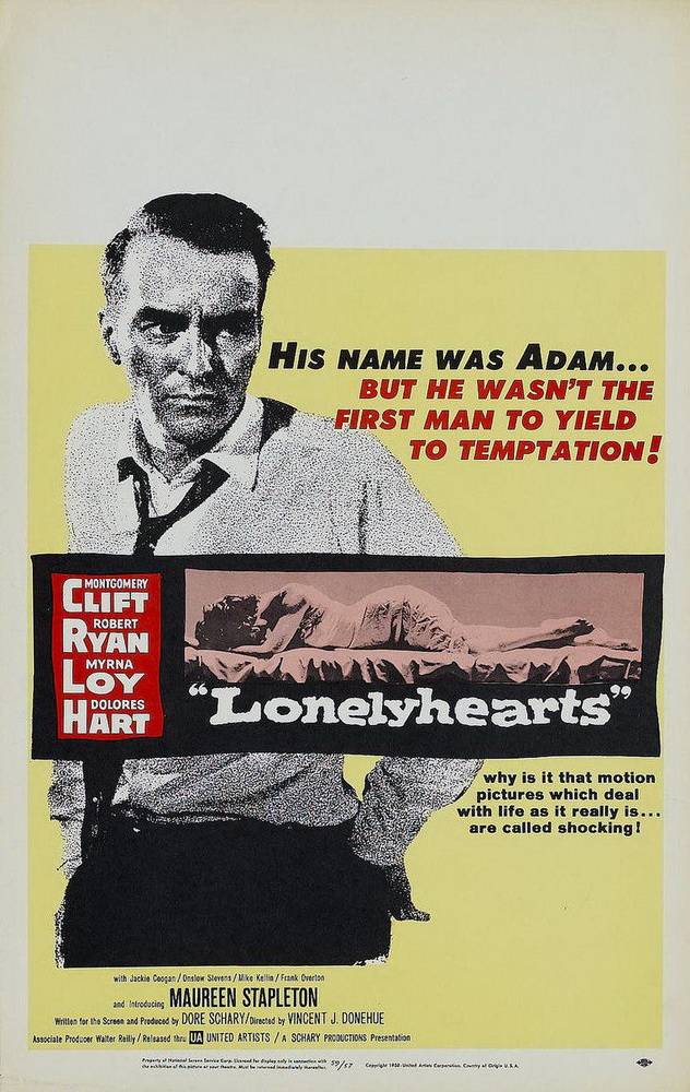 Одинокие сердца / Lonelyhearts (1958) отзывы. Рецензии. Новости кино. Актеры фильма Одинокие сердца. Отзывы о фильме Одинокие сердца