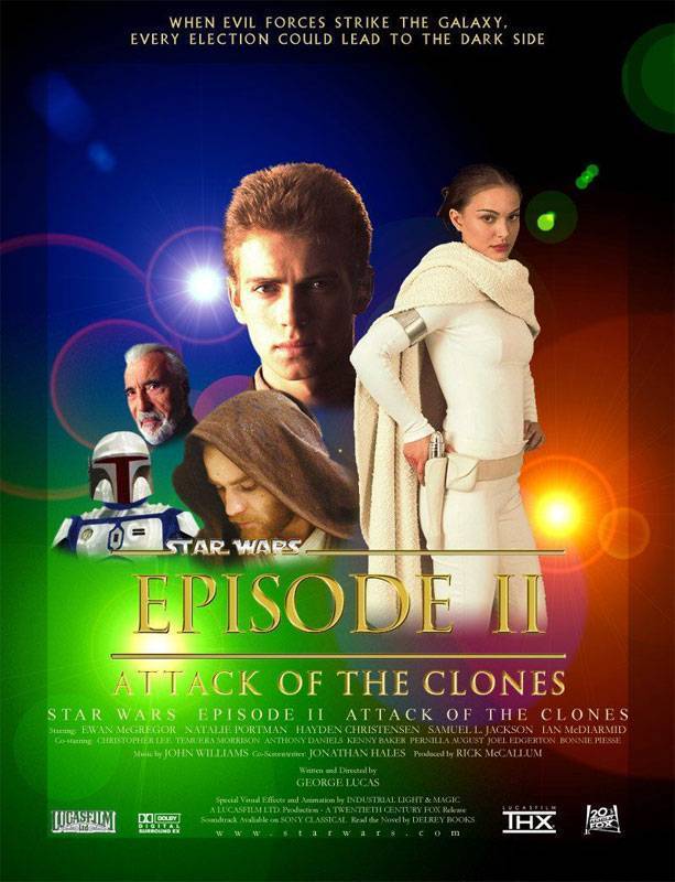 Звездные войны: Эпизод 2 - Атака клонов / Star Wars: Episode II - Attack of the Clones (2002) отзывы. Рецензии. Новости кино. Актеры фильма Звездные войны: Эпизод 2 - Атака клонов. Отзывы о фильме Звездные войны: Эпизод 2 - Атака клонов