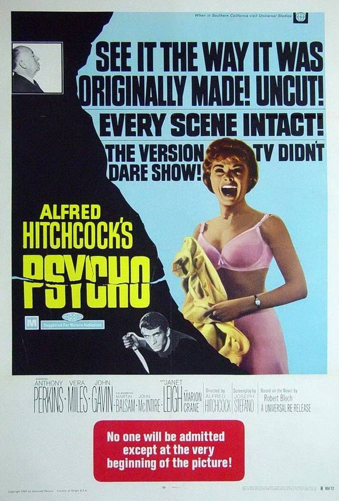 Постер N45460 к фильму Психо (1960)