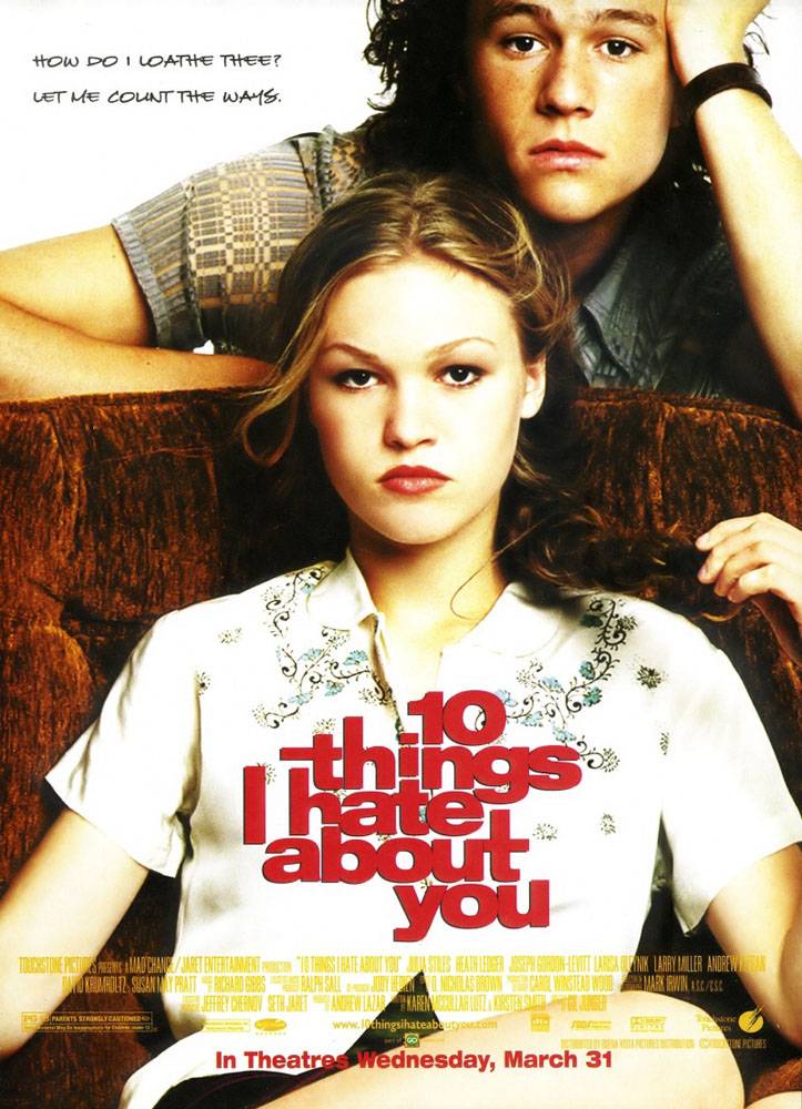 10 причин моей ненависти / 10 Things I Hate About You (1999) отзывы. Рецензии. Новости кино. Актеры фильма 10 причин моей ненависти. Отзывы о фильме 10 причин моей ненависти