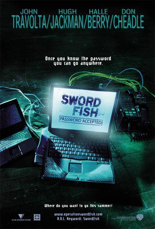 Пароль "Рыба-меч" / Swordfish (2001) отзывы. Рецензии. Новости кино. Актеры фильма Пароль "Рыба-меч". Отзывы о фильме Пароль "Рыба-меч"