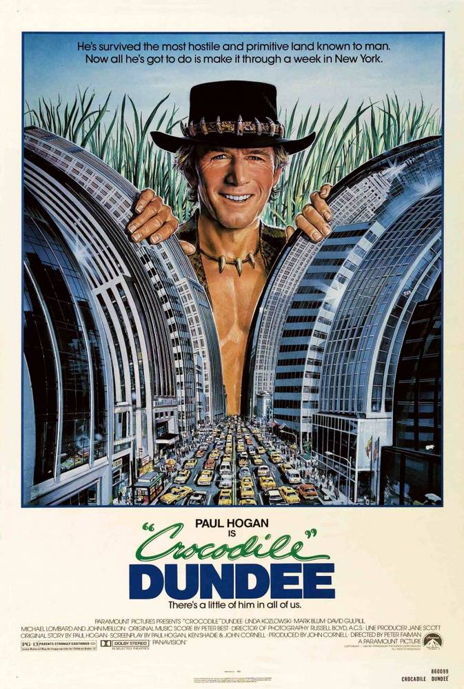 Крокодил Данди / Crocodile Dundee (1986) отзывы. Рецензии. Новости кино. Актеры фильма Крокодил Данди. Отзывы о фильме Крокодил Данди