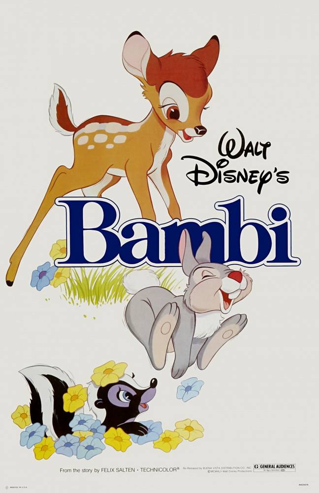 Бэмби / Bambi (1942) отзывы. Рецензии. Новости кино. Актеры фильма Бэмби. Отзывы о фильме Бэмби