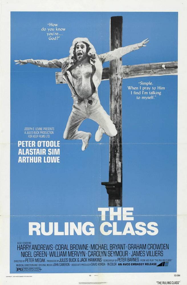 Правящий класс / The Ruling Class (1972) отзывы. Рецензии. Новости кино. Актеры фильма Правящий класс. Отзывы о фильме Правящий класс