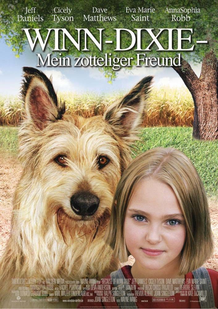 Благодаря Винн Дикси / Because of Winn-Dixie (2005) отзывы. Рецензии. Новости кино. Актеры фильма Благодаря Винн Дикси. Отзывы о фильме Благодаря Винн Дикси