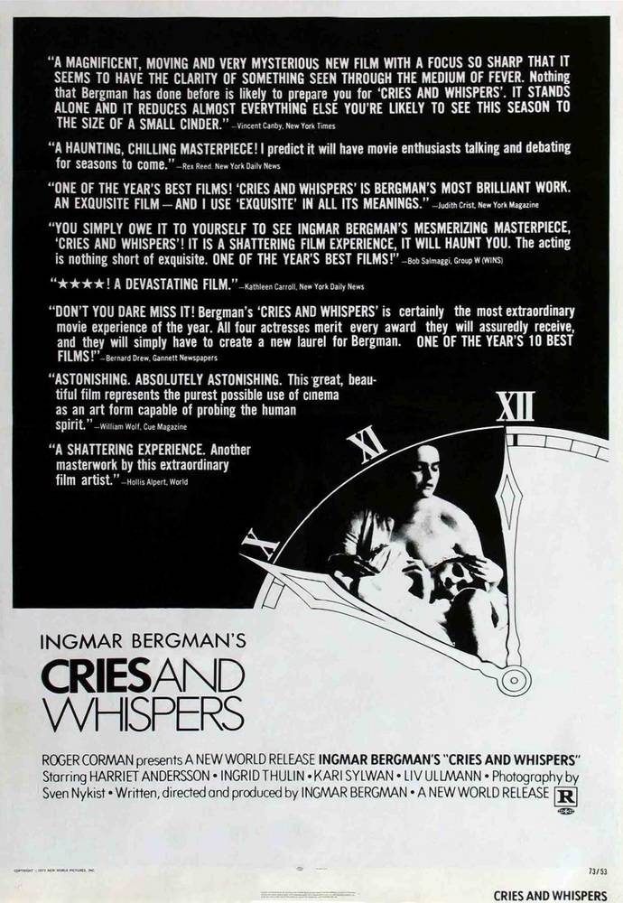 Шепоты и крики / Cries and Whispers (1972) отзывы. Рецензии. Новости кино. Актеры фильма Шепоты и крики. Отзывы о фильме Шепоты и крики