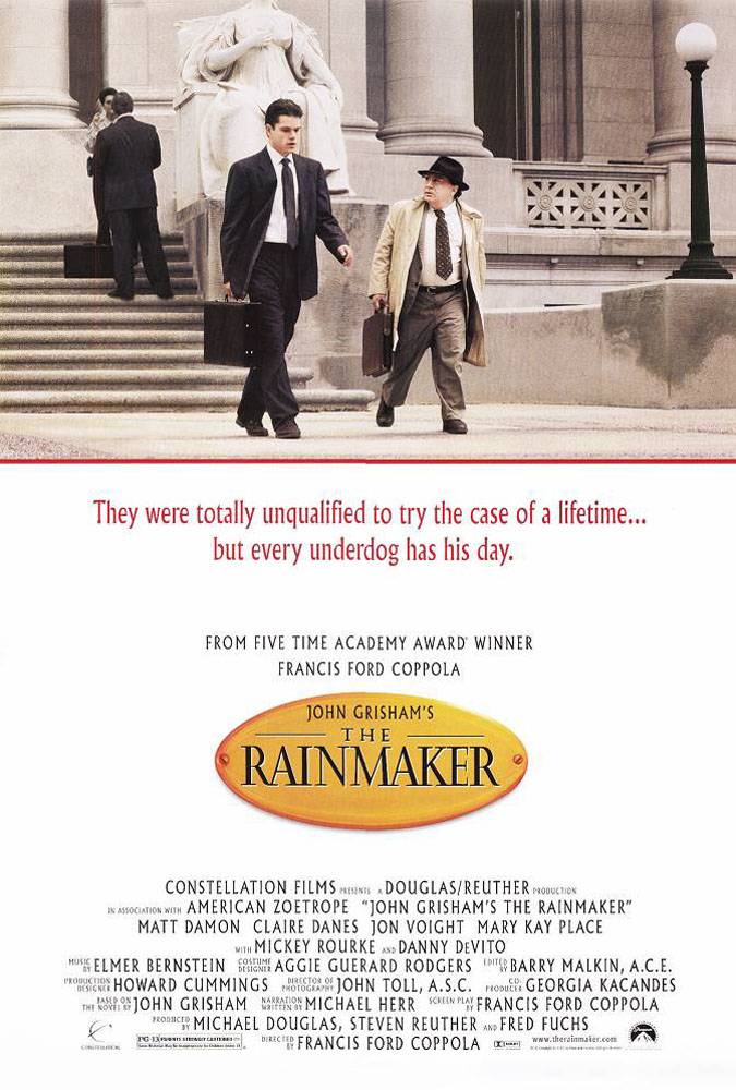Благодетель / The Rainmaker (1997) отзывы. Рецензии. Новости кино. Актеры фильма Благодетель. Отзывы о фильме Благодетель