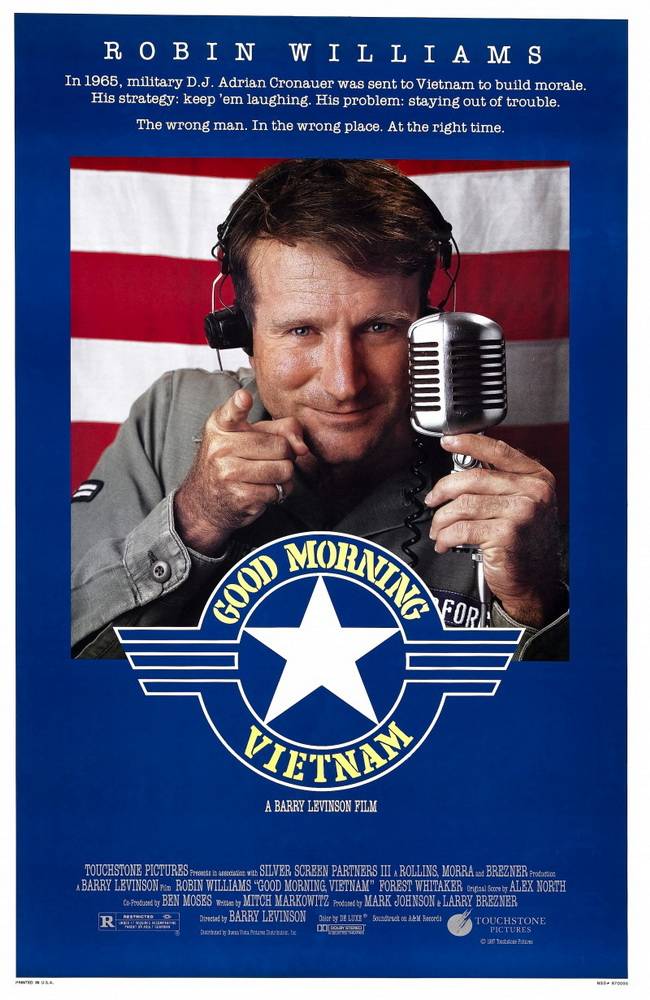 Доброе утро, Вьетнам / Good Morning, Vietnam (1987) отзывы. Рецензии. Новости кино. Актеры фильма Доброе утро, Вьетнам. Отзывы о фильме Доброе утро, Вьетнам